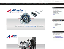 Tablet Screenshot of allweier.com
